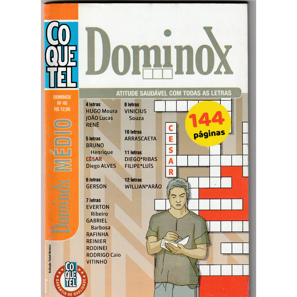 revista livro Dominox Passatempo Coquetel (144 Páginas)