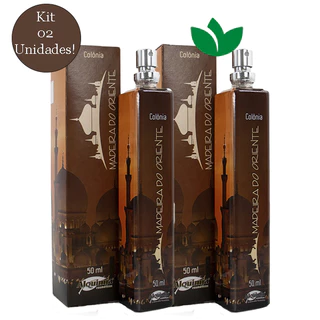 Kit Com 2 Unidades Deo Colônia Madeira Do Oriente Smell Premium 50mL Alquimia