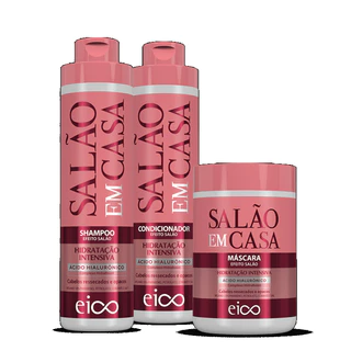 Kit Eico 3 Produtos Recuperação Capilar Salão Em Casa