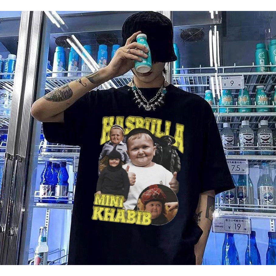T Shirt Camiseta Básica Algodão Unissex Hasbulla Magomedov Moda Oferta