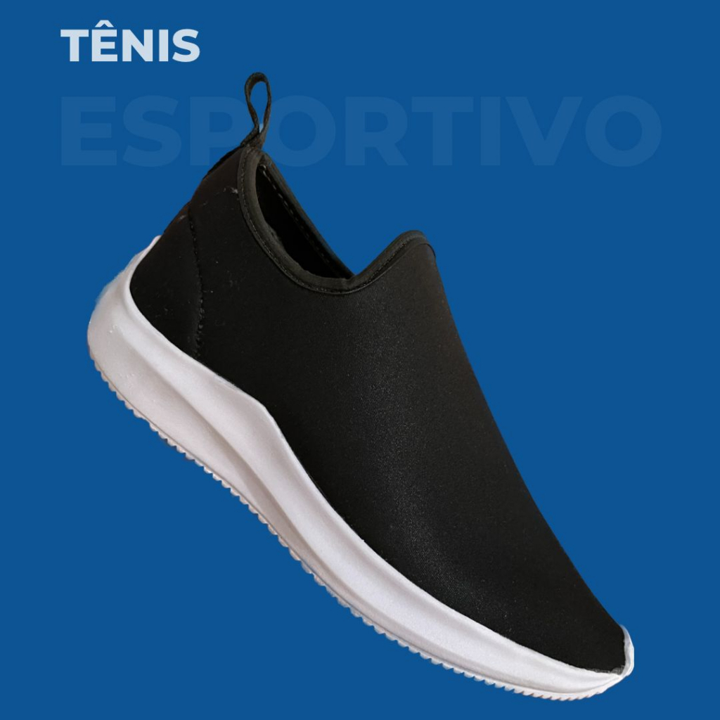 Tênis meia femino Calce Fácil, leve e confortável! Envio em 24 horas