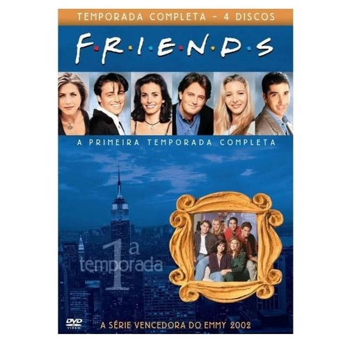 Box DVD Friends Completo - Serie - Temp 1 a 6 - Colecionador