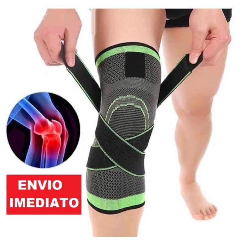 Joelheira Estabilizadora De Compressão 360º - Ortopédica Musculação Basquete Esportiva
