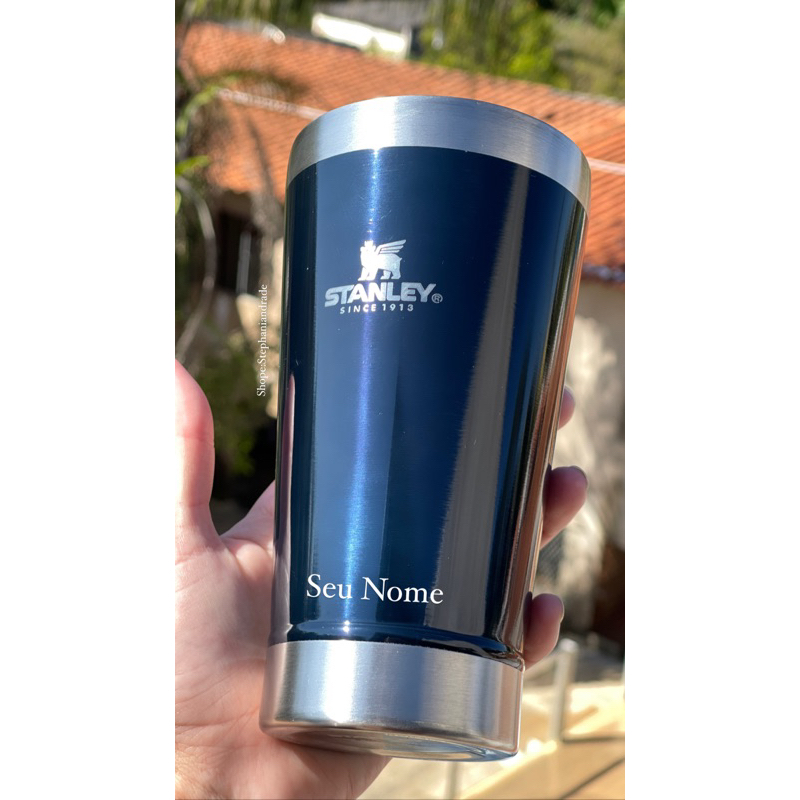 Copo Térmico Metálico stanley personalizado com seu nome | Shopee Brasil