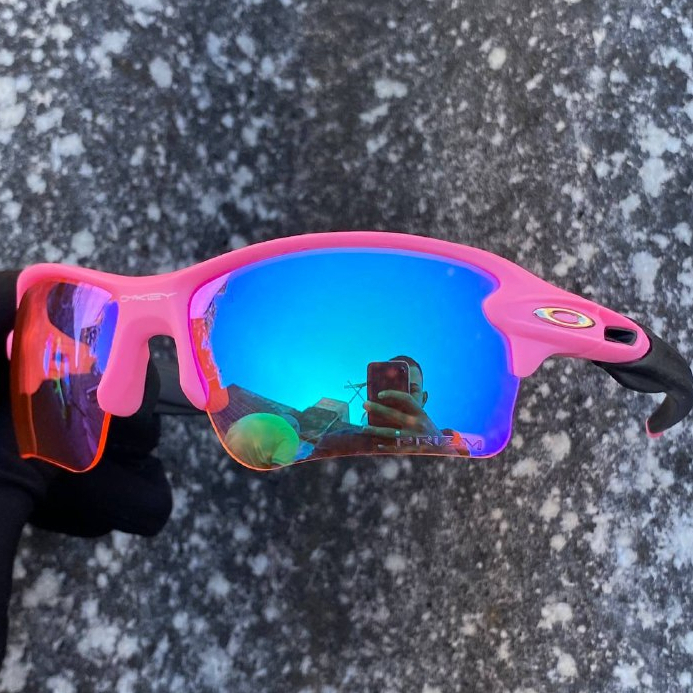 Óculos de Sol Oakley Juliet Neymar Lupa Rosa Brilhante X Metal Squared xx  moda das blogueiras - Escorrega o Preço