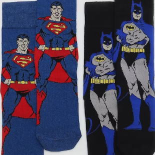 Meias DC COMICS Cano Longo Algodão 70%
