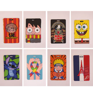 Identificação Tag Mala Viagem Temático | Identificador de Malas, Bagagem, Bolsa, Mochila | Malas, Bagagens, Bolsas, Mochilas | Etiqueta | Etiquetas | Trip | Harry Potter | Stitch | Angel | Bob Esponja | Naruto | Autismo | Inglaterra | Paris Porta Crachá