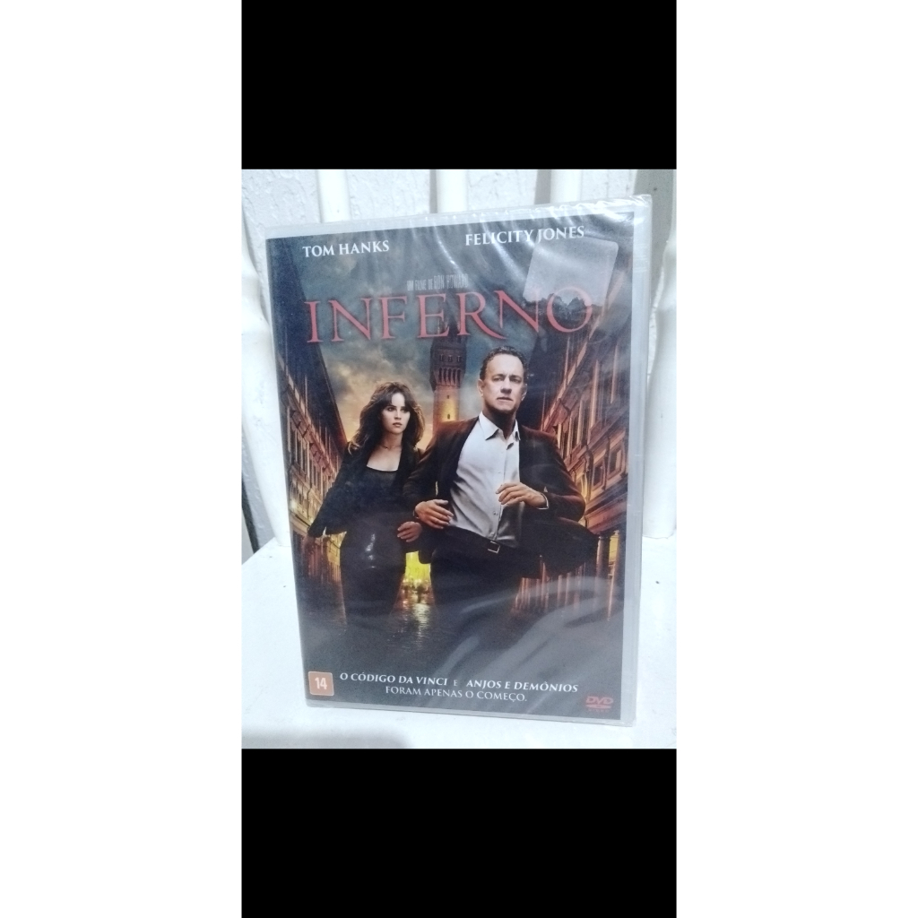 DVD Inferno Tom Hanks ORIGINAL | Shopee Brasil