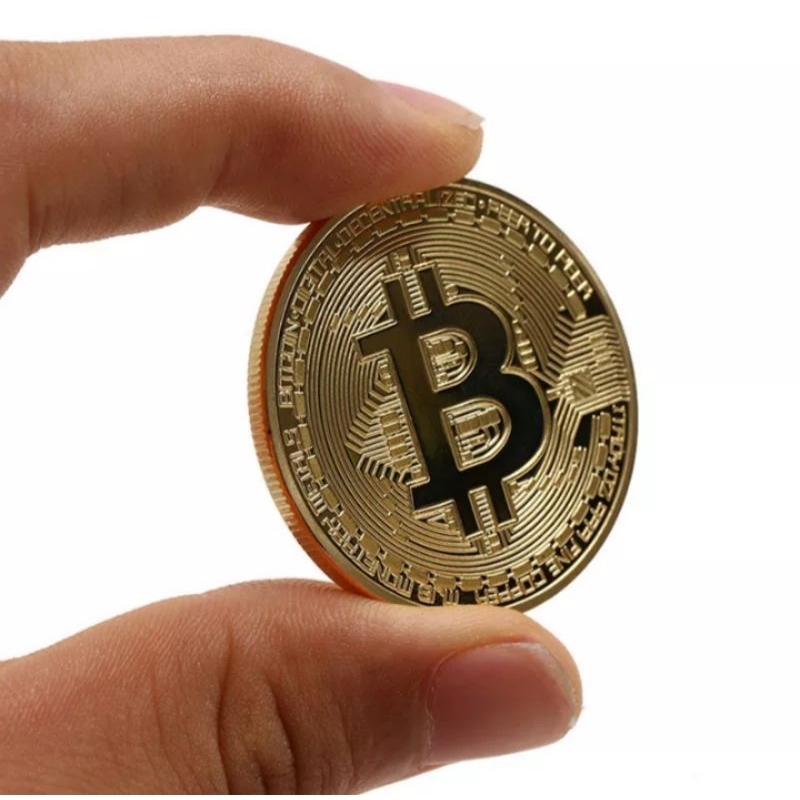 Bitcoin Moeda Real Decoração