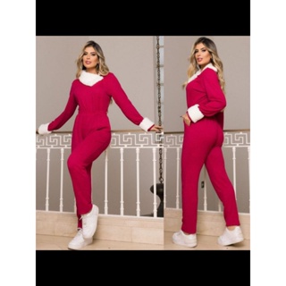 conjunto lanzinha teddy feminino
