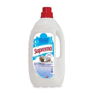 Lava-Roupas Líquido Suprema Coco Roupas Finas e Delicadas 3 Litros - 01 unidades