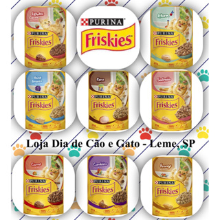 Kit 10, 20, 30 ou 40 Sachês Friskies Purina 85g - Ração de Comida Úmida para Gatos