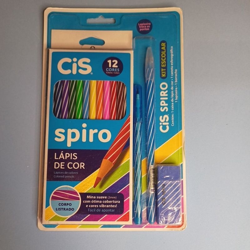 Kit escolar Cis Spiro | Shopee Brasil