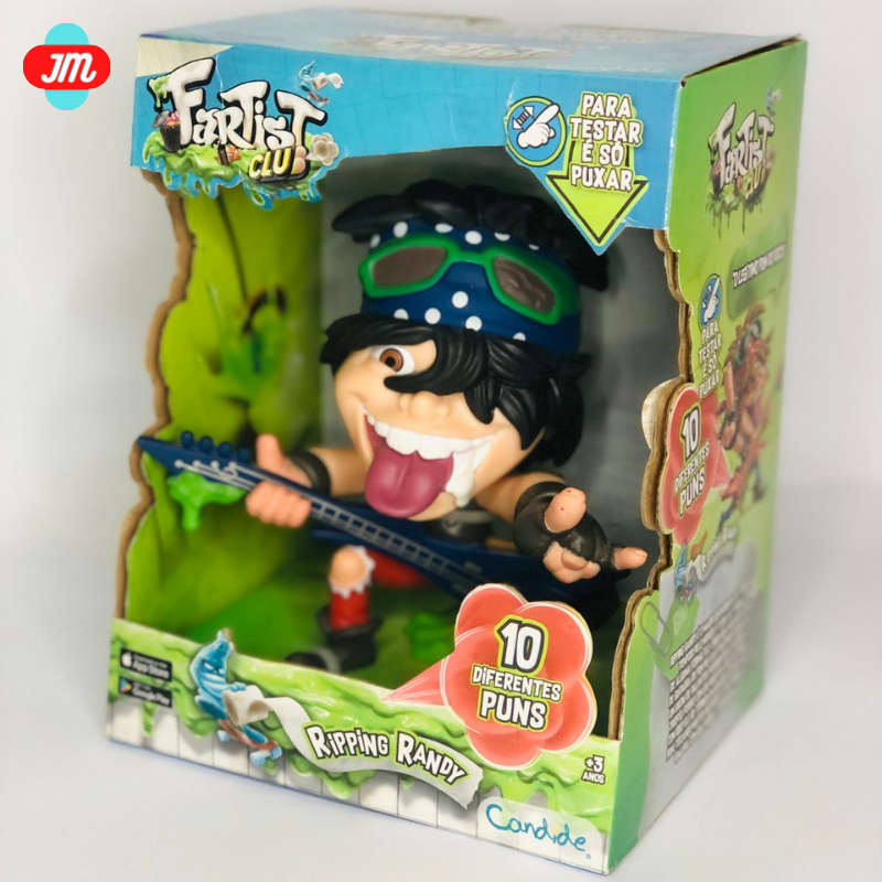 boneco ripping randy Fartist Club CANDIDE (emite sons) | Shopee Brasil