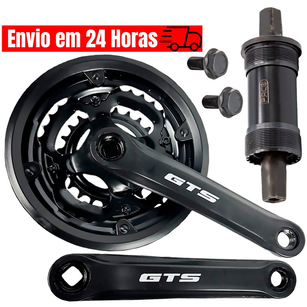 Pedivela GTS Pé de Vela Bicicleta Movimento Central Rolamento 122mm
