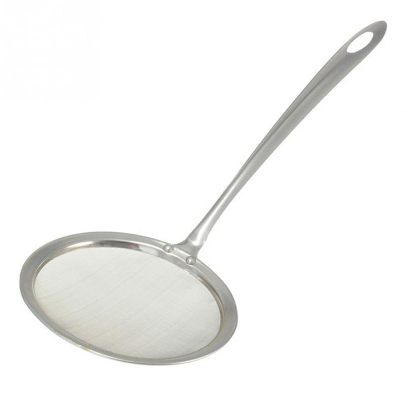 Peneira E Coador Aço Inox C/cabo E Tela De Malha Fina Kehome