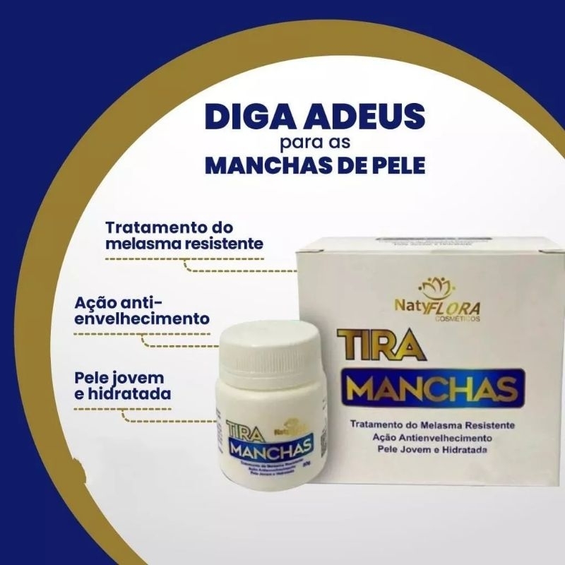 Creme Tira Manchas 50G Natyflora Original | Shopee Brasil