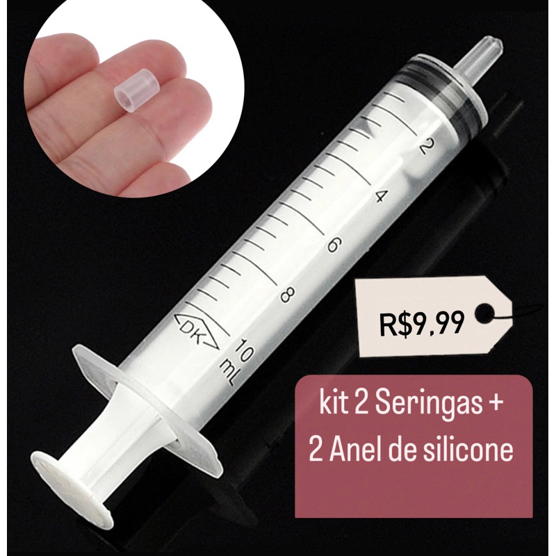 Kit 2 Dispensador em Seringa Para Decant de Perfume Transferidor de ...