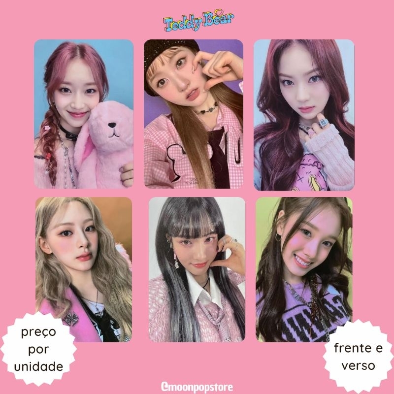 Photocard Kpop Stayc Teddy Bear - VALOR POR UNIDADE- Fanmade