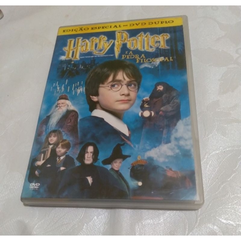 DVD Harry Potter (EDIÇÃO ESPECIAL DUPLO) - E A PEDRA FILOSOFAL | Shopee ...