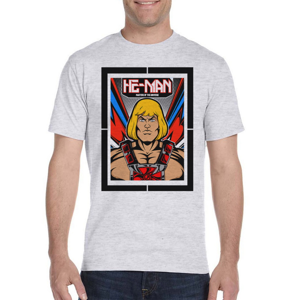 Blusa Baby Look He Man Super Herói Desenho Antigo Anos 80