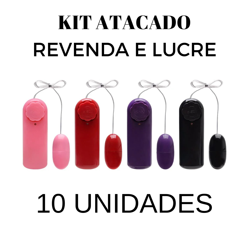 KIT 10 UNIDADES Bullet Vibrador Multivelocidade Sensual Love CAPSULA PONTO G PRAZER SEX REVENDA