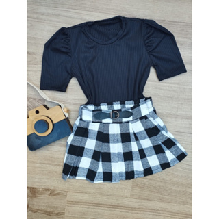 Conjunto Blogueirinha Saia, Roupa Infantil para Menina Nunca Usado  61876671