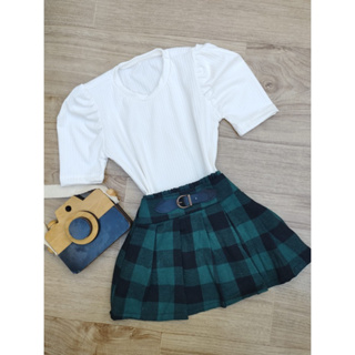 Conjunto Blogueirinha Saia, Roupa Infantil para Menina Nunca Usado  61876671