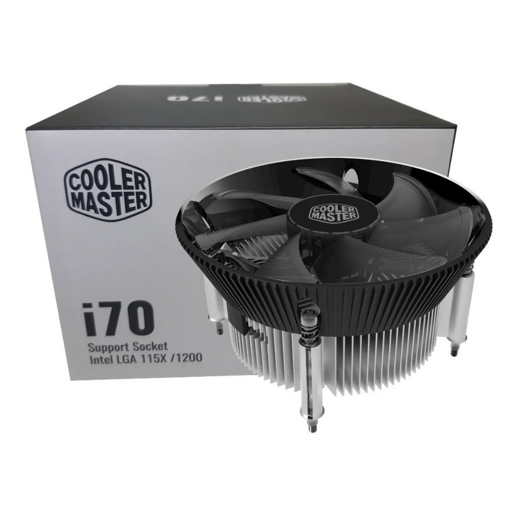 Cooler Master i70 P/ Cpu Processador Intel Lga 1200 1150 1151 1155 1156 TDP 95W