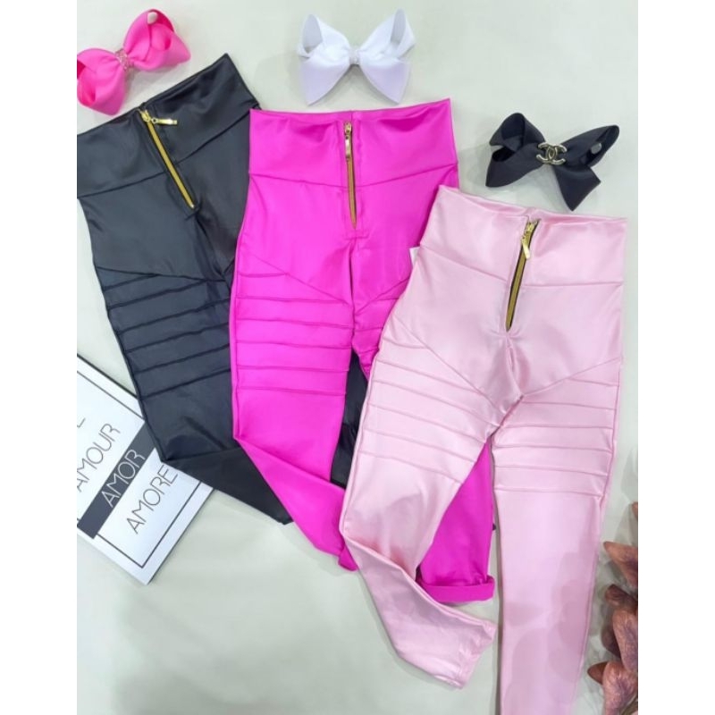 Calça Infantil Legging Cirre Menina Tratorada