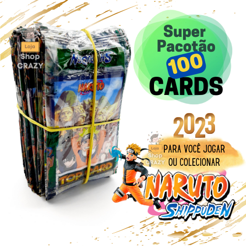 25 Pacotinhos NARUTO | São 100 CARDS | Revenda | Shopee Brasil