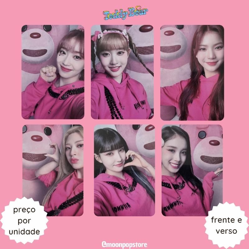 Photocard Kpop Stayc Teddy Bear - VALOR POR UNIDADE- Fanmade