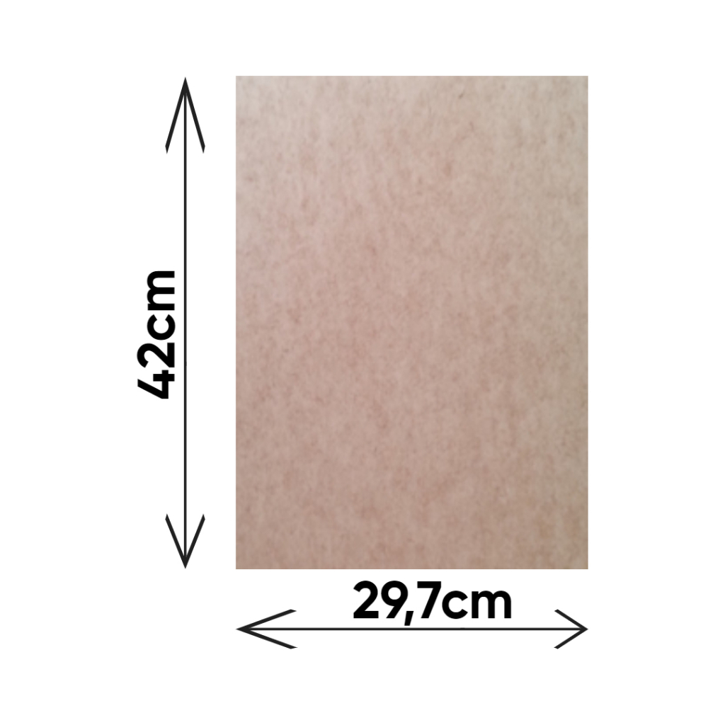 Chapa Mdf Cru 3mm Placa A3 29,7x42 cm - 5 unidades