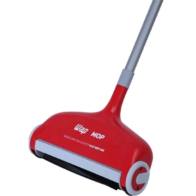 Vassoura Mop 500 Wap 0,5L Com Coletor Vermelho/Cinza | Shopee Brasil