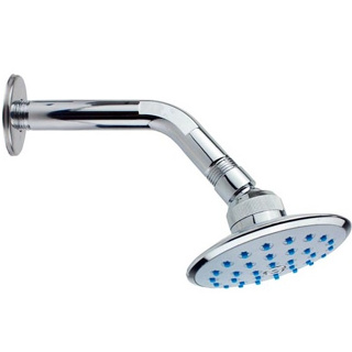 Chuveiro Ducha Parede Jato Único Abs 10,3 Cm Com Tubo 18cm