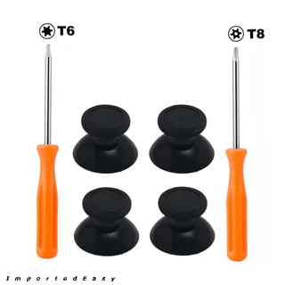 Botões Analógicos Para Xbox One e Series X S 4 Peças E 2 Chaves T8/T6