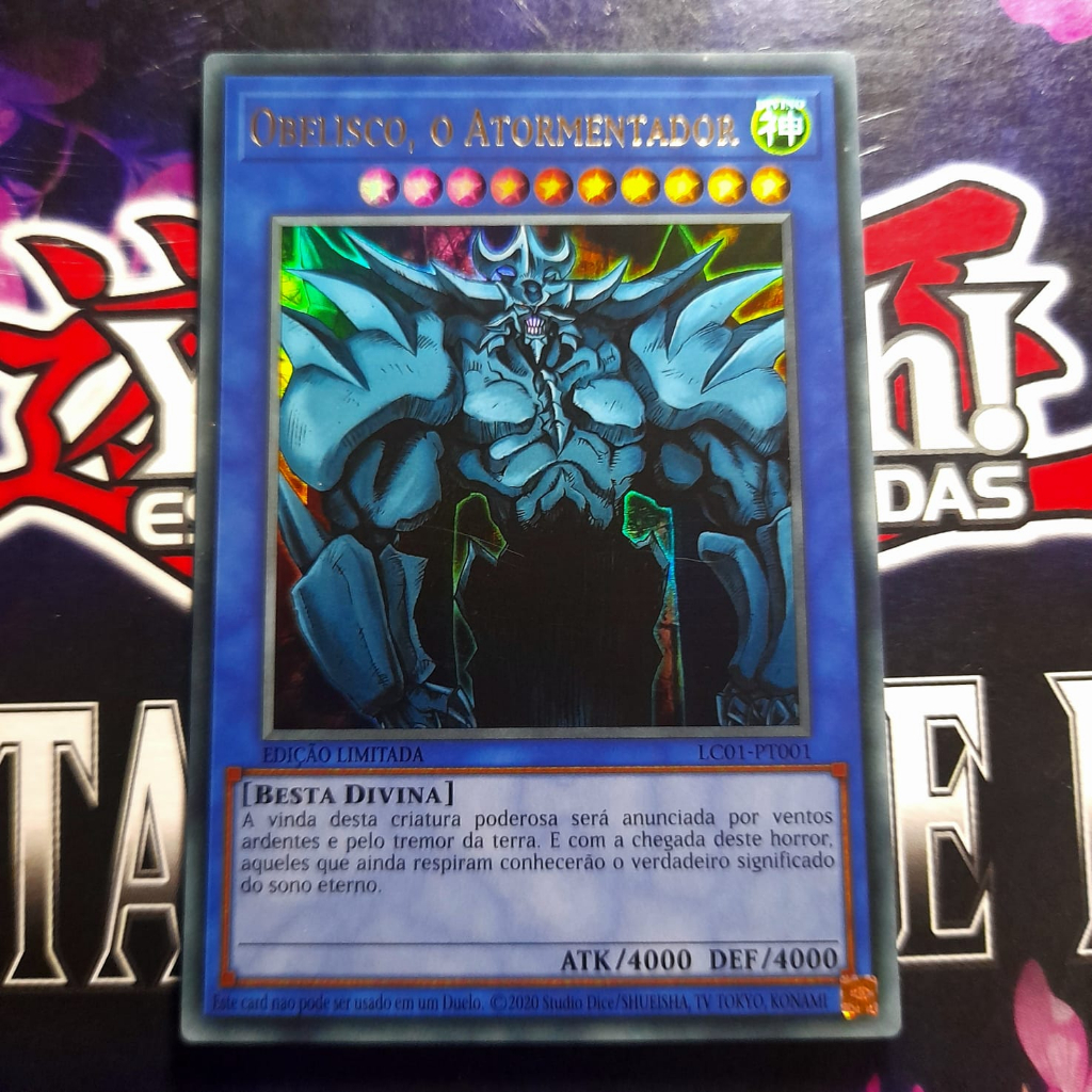 Obelisco O Atormentador - Ultra Raro - Collor Card - Original - Yu-gi-oh / Yugioh