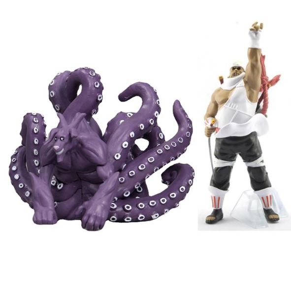 Action Figure Kit Killer Bee Hachibi O Oito Caudas Naruto Shippuden Jiuuchuriki Bijuu