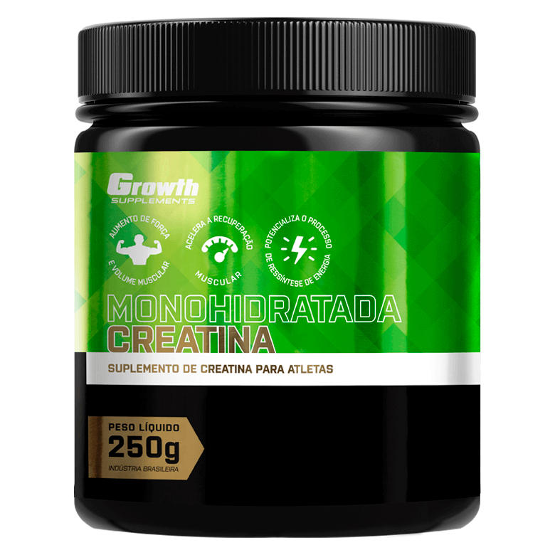 Creatina Growth G Supplements Monohidratada Pura Shopee Brasil Hot