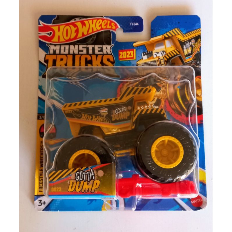 Hot Wheels Monster Trucks Veículo de Brinquedo Gotta Dump Escala 1:24