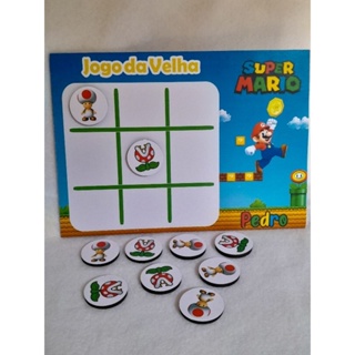 Jogo da Velha Lembrancinhas Aniversário Super Mario Bros