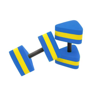 KIT 2 PARES DE 1A2KG HALTERES PARA NATAÇÃO E HIDROGINASTICA