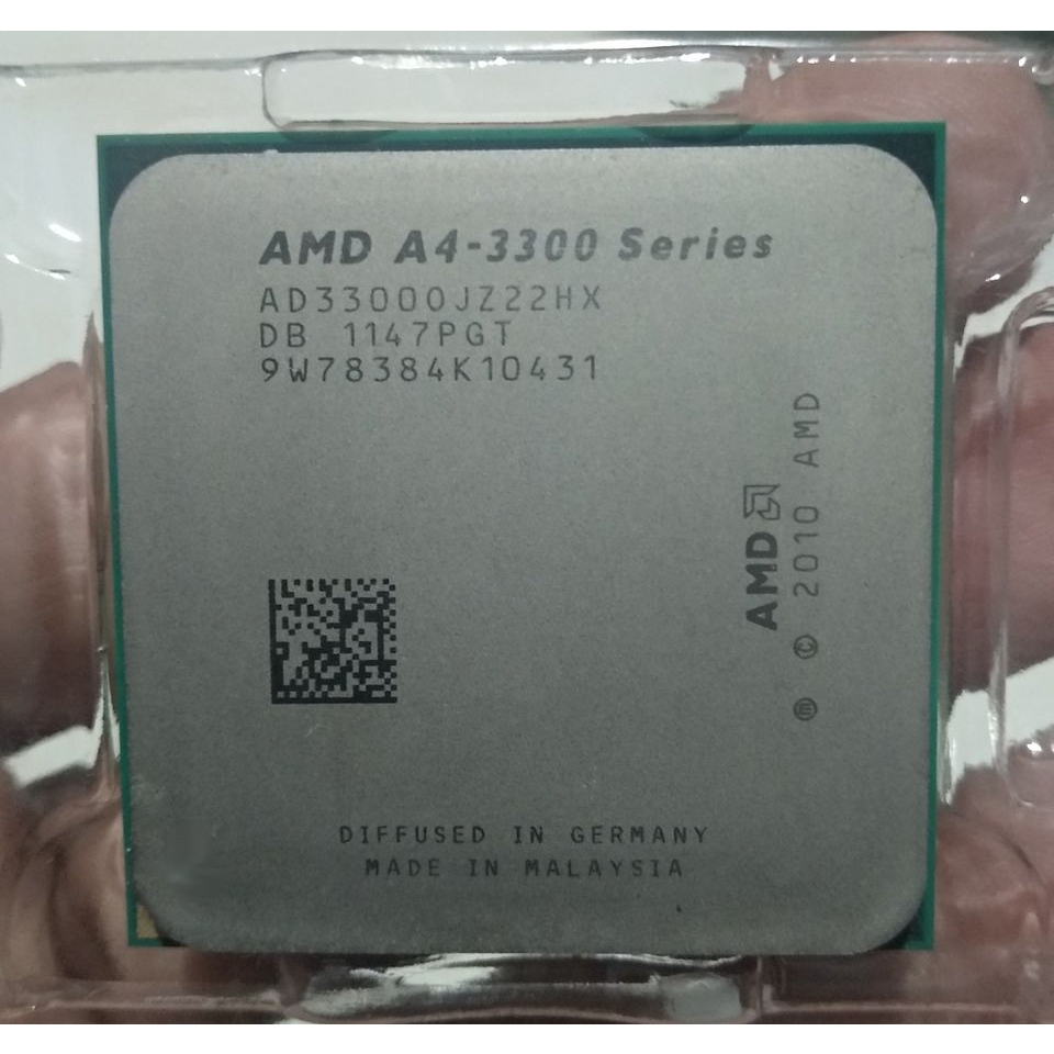 Processador A4-3300 2,5Ghz Dual Core Radeon HD6410D Integrado | Shopee ...