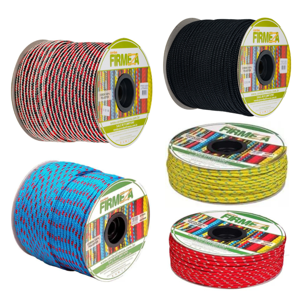 Rolo de corda 5mm x 15m Verde OD da marca Highlander
