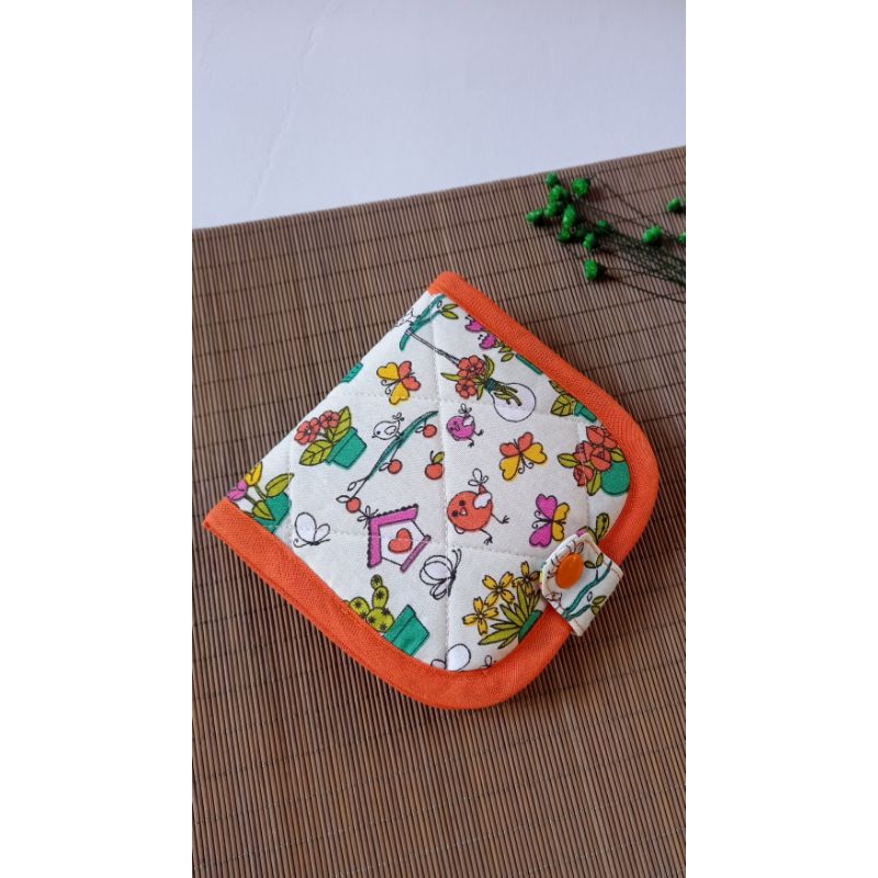 Porta Absorvente Em Tecido Com Fecho | Shopee Brasil