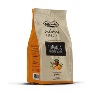 Erva-mate composta sabores laranja 500g Schneider