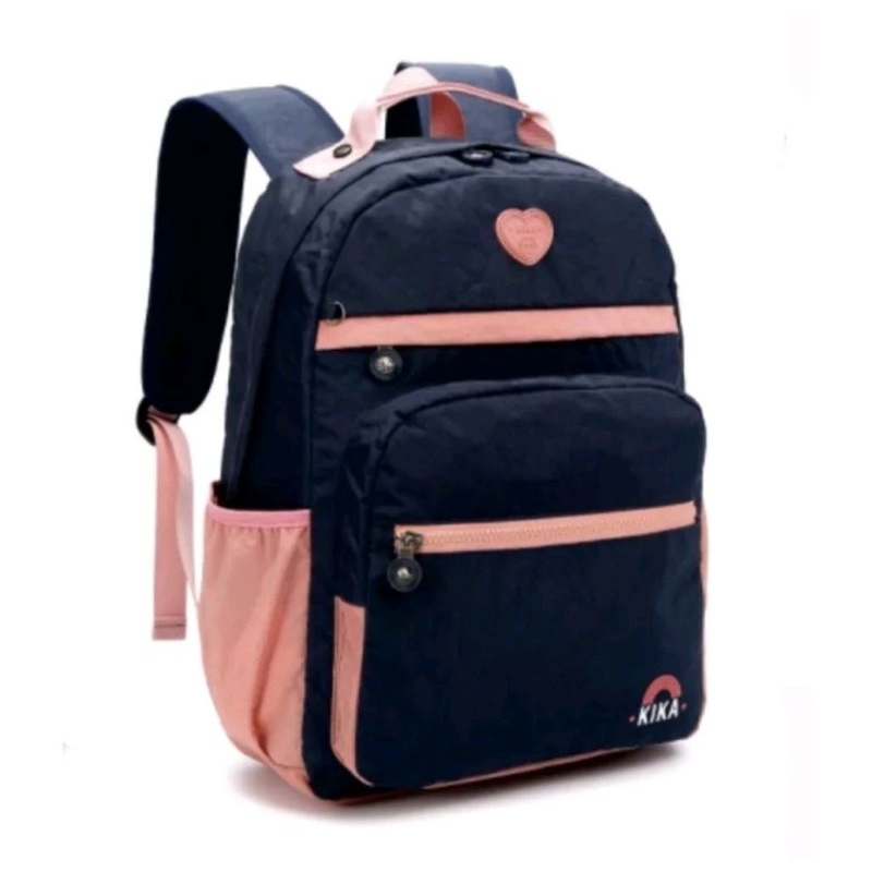 Mochila Feminina Notebook Kika Com Chaveiro Shopee Brasil