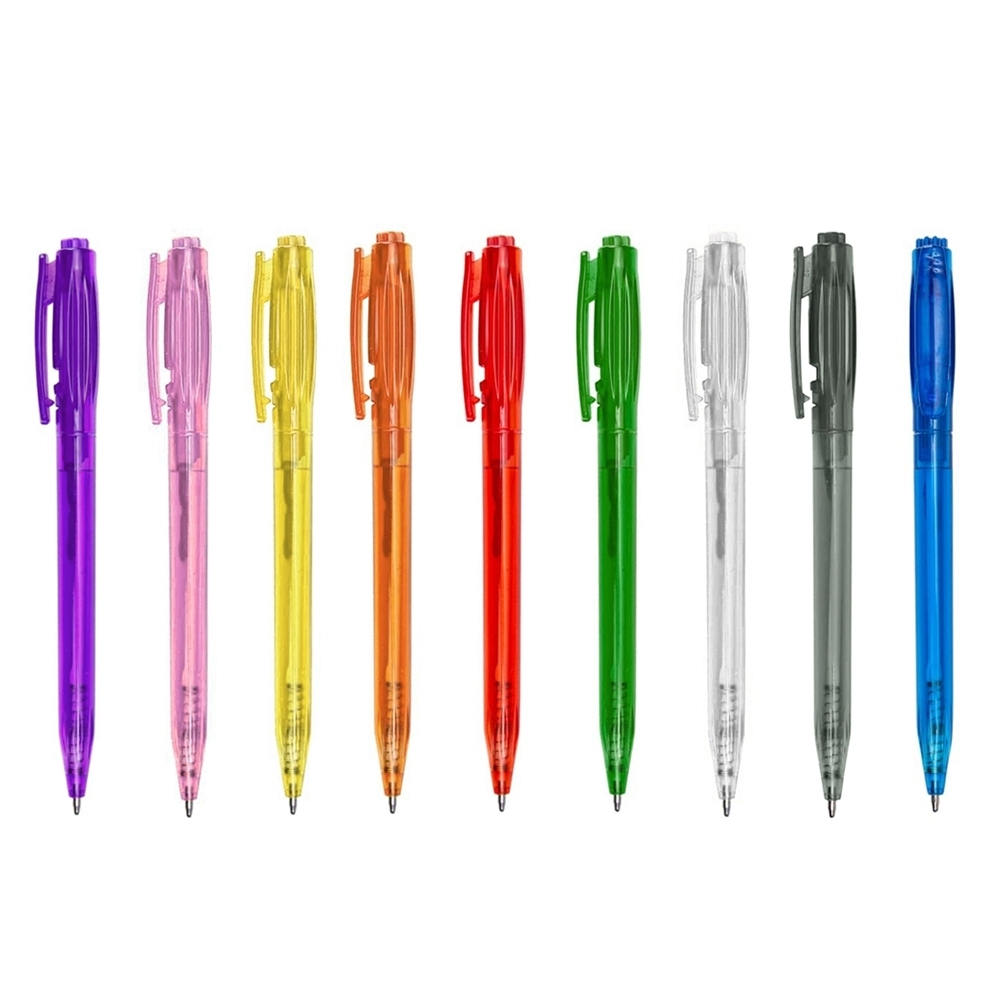 Kit 20 Unidades Caneta Plástica