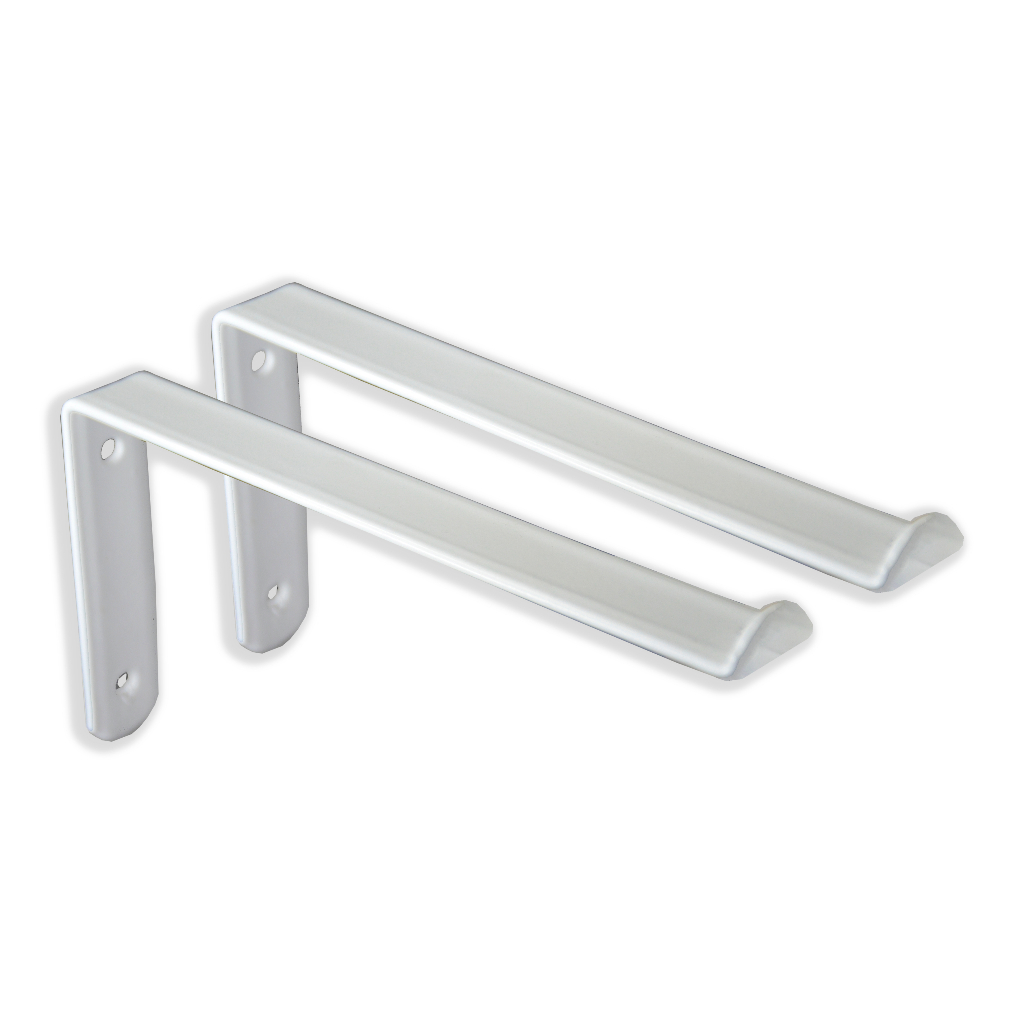 2 pcs Suporte Prateleira Mão Francesa Invertido 10 cm Mod S
