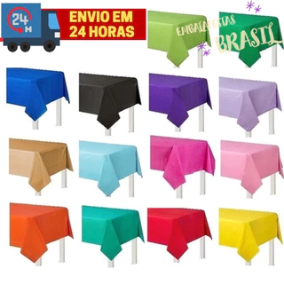 Toalha De Mesa Plastico Cobre Mancha 20 UNIDADES 80x80 Decoração Festa Buffet Casamento